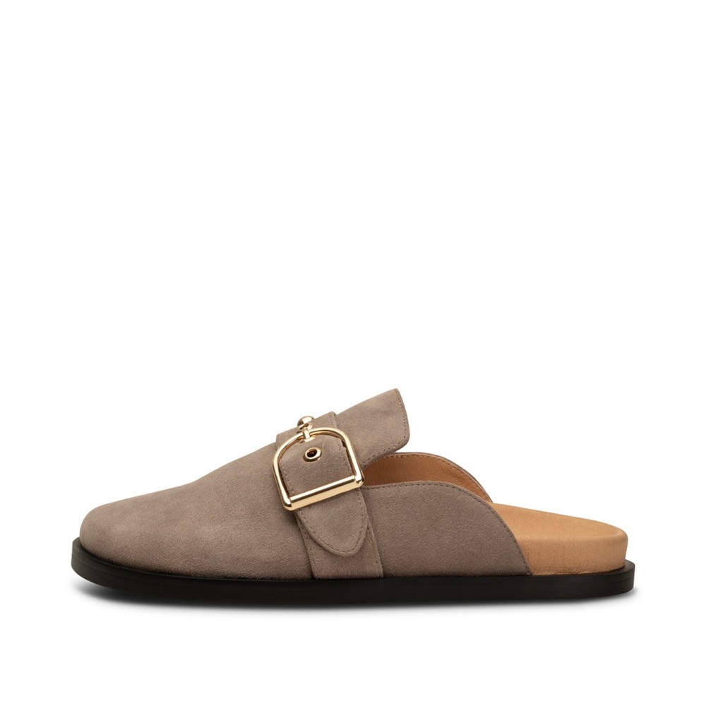 NWT SIRI BUCKLE CLOG SUEDE